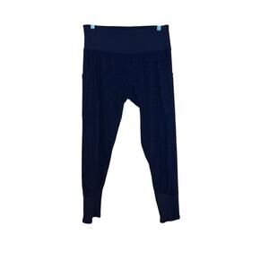 Kirkland Signature heather blue full length comfy leggings size XL